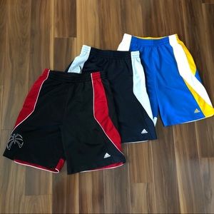 Lot of 3 Adidas Basketball Shorts! Boys XL/Men’s S
